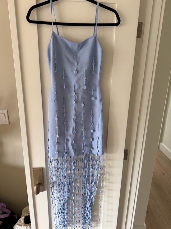Meshki Dresses & Skirts - Meshki Tove Hand Knit Flower Mini Dress
